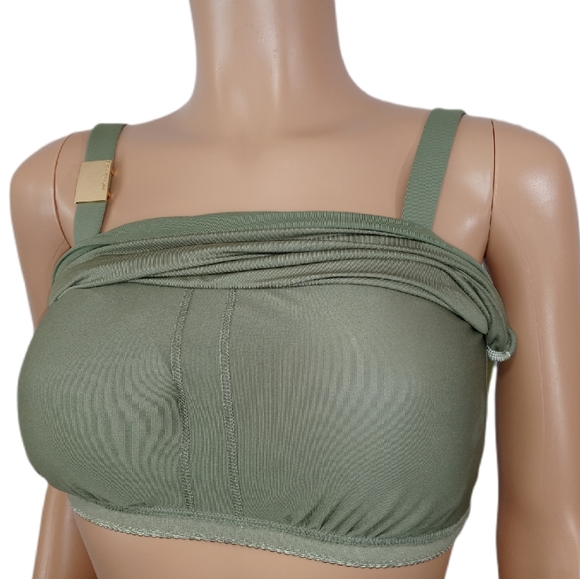 Michael Kors 2pc SwimsuitGold Colored Accents , - Picture 6 of 6